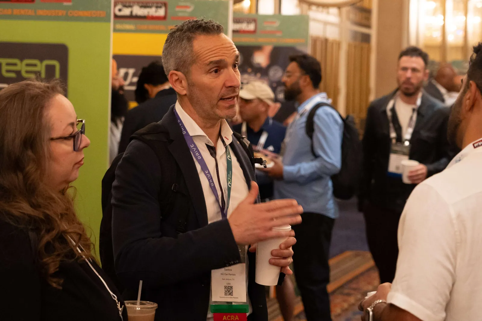 Operators and suppliers in the exhibit hall